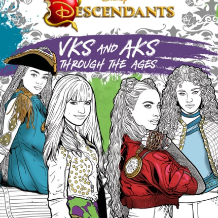 Descendants A Wickedly Cool Coloring Book VKs and
