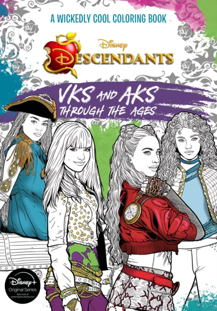 Descendants A Wickedly Cool Coloring Book VKs and
