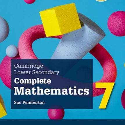 Cambridge Lower Secondary Complete Mathematics 7: Homework Book - Pack of 15 (Second Edition)