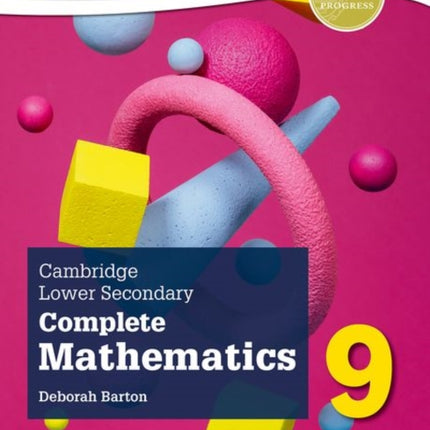 Cambridge Lower Secondary Complete Mathematics 9 Student Book Second Edition