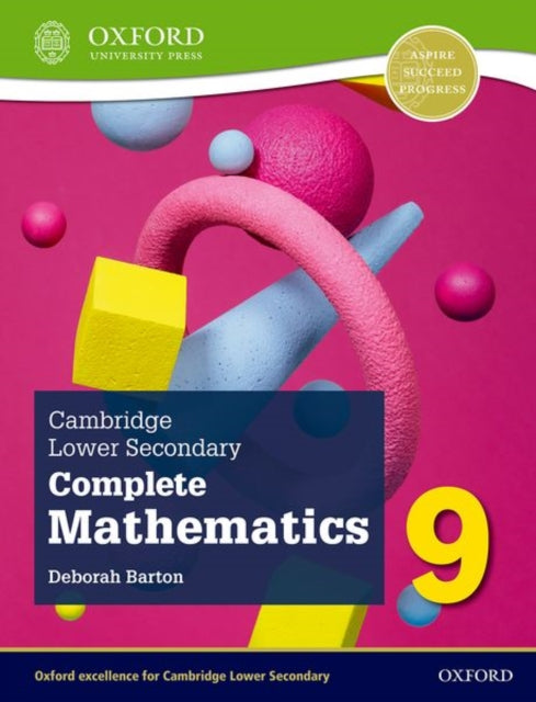 Cambridge Lower Secondary Complete Mathematics 9 Student Book Second Edition