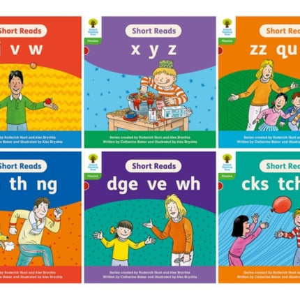 Oxford Reading Tree: Floppy's Phonics Decoding Practice: Oxford Level 2: Mixed Pack of 6