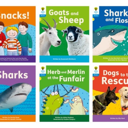 Oxford Reading Tree: Floppy's Phonics Decoding Practice: Oxford Level 3: Mixed Pack of 6