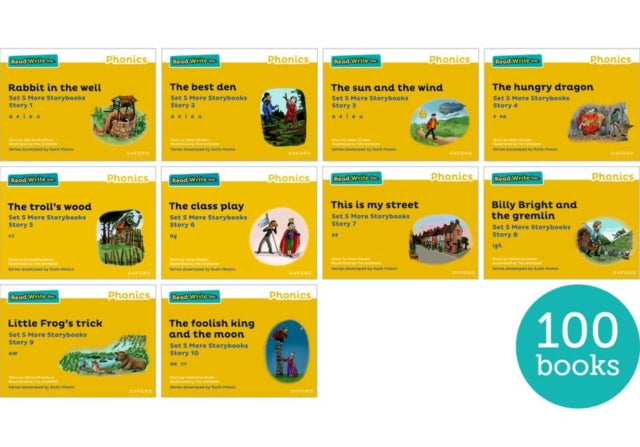 Read Write Inc. Phonics: Yellow Set 5 More Storybooks (Pack of 100)