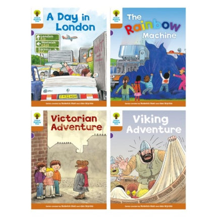 Oxford Reading Tree: Biff, Chip and Kipper Stories: Oxford Level 8: Mixed Pack of 4