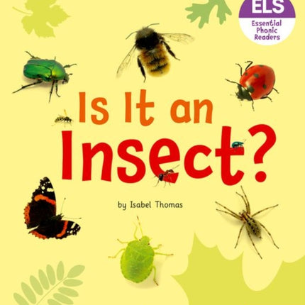 Essential Letters and Sounds: Essential Phonic Readers: Oxford Reading Level 5: Is It an Insect?