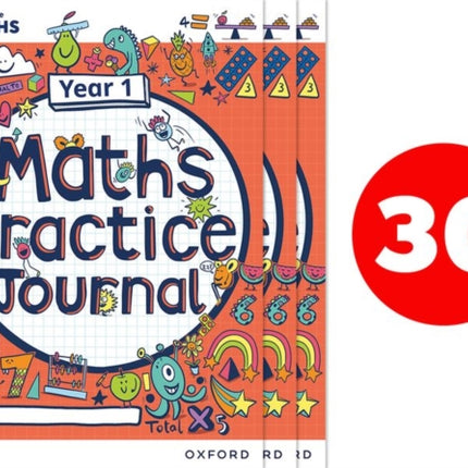 White Rose Maths Practice Journals Year 1 Workbooks: Pack of 30