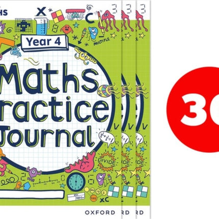 White Rose Maths Practice Journals Year 4 Workbooks: Pack of 30