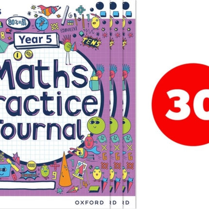 White Rose Maths Practice Journals Year 5 Workbooks: Pack of 30