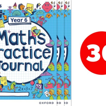 White Rose Maths Practice Journals Year 6 Workbooks: Pack of 30