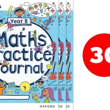 White Rose Maths Practice Journals Year 8 Workbooks: Pack of 30