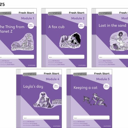 Read Write Inc. Fresh Start 2024 Modules 15  Pack