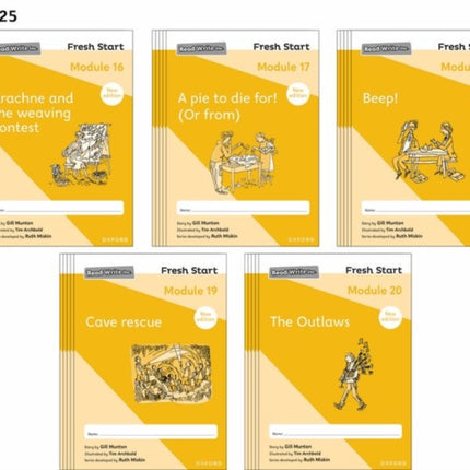 Read Write Inc. Fresh Start 2024 Modules 1620  Pack of 25