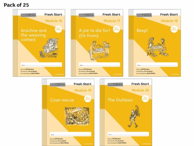Read Write Inc. Fresh Start 2024 Modules 1620  Pack of 25