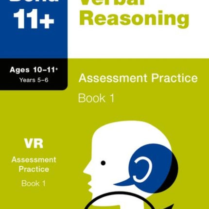 Bond 11 Bond 11 Verbal Reasoning Assessment Practice 1011 Years Book 1