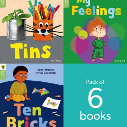 Oxford Reading Tree Green Sparks Level 1 LEVEL 1 PACK of 6