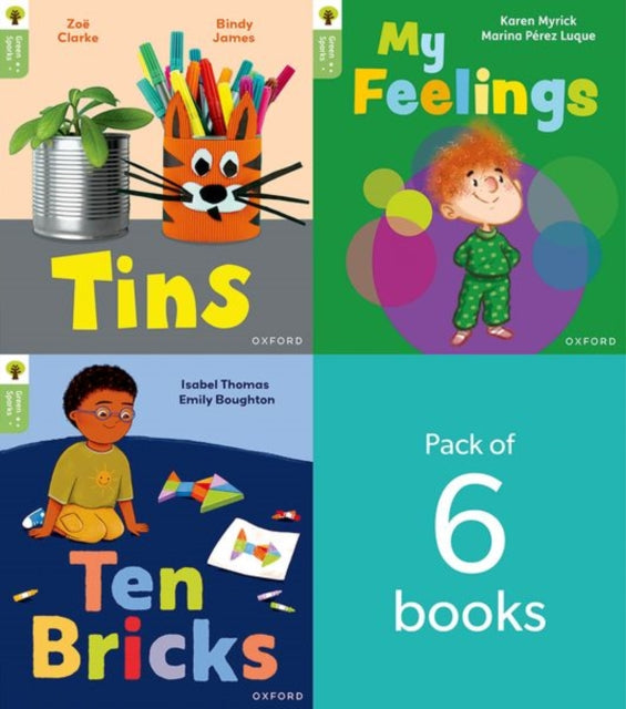Oxford Reading Tree Green Sparks Level 1 LEVEL 1 PACK of 6