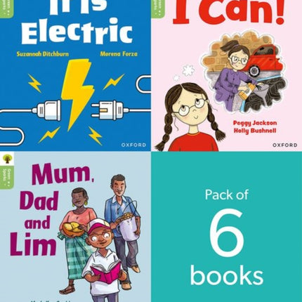 Oxford Reading Tree Green Sparks level 1 LEVEL 1 PACK of 6