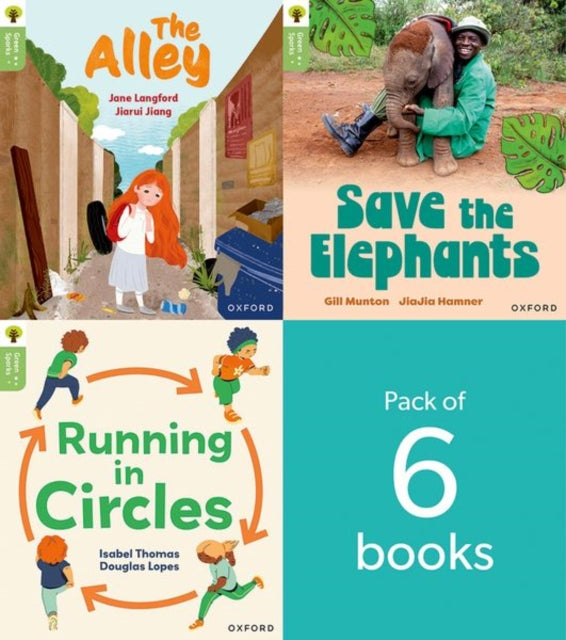 Oxford Reading Tree Green Sparks Level 6 LEVEL 6 PACK of 6