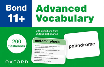 Bond 11 Bond 11 Advanced Vocabulary Flashcards