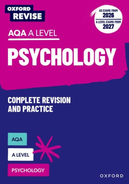 Oxford Revise AQA A Level Psychology AS exams