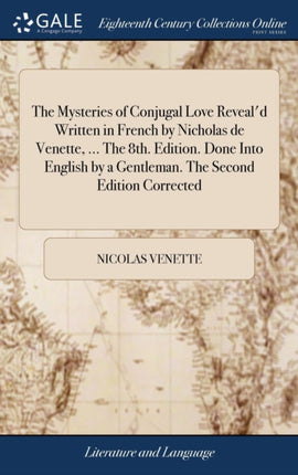 The Mysteries of Conjugal Love Reveald Written in