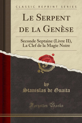 Le Serpent de la Genese
