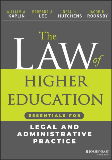 The Law of Higher Education