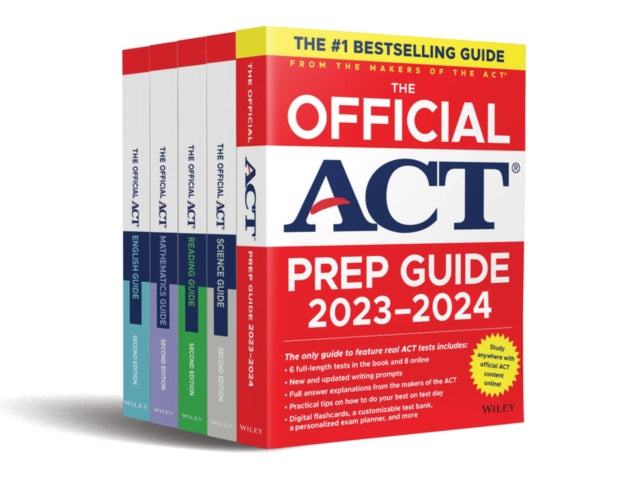 The Official ACT Prep & Subject Guides 2023-2024 Complete Set: Includes The Official ACT Prep, English, Mathematics, Reading, and Science Guides + 8 Practice Tests + Bonus Online Content