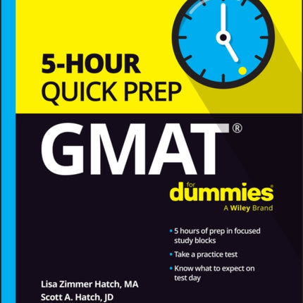 GMAT 5-Hour Quick Prep For Dummies