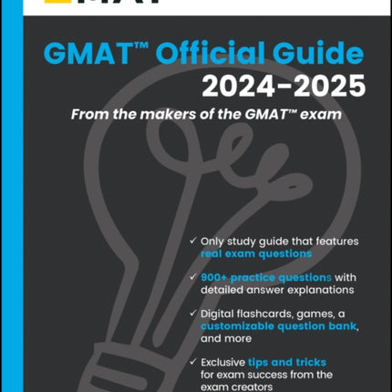 GMAT Official Guide 20242025 Book  Online Question Bank