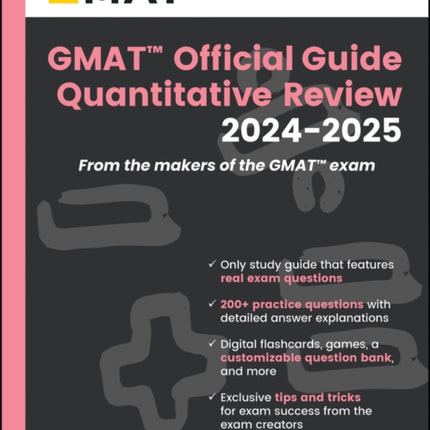 GMAT Official Guide Quantitative Review 20242025  Book  Online Question Bank