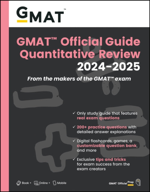 GMAT Official Guide Quantitative Review 20242025  Book  Online Question Bank