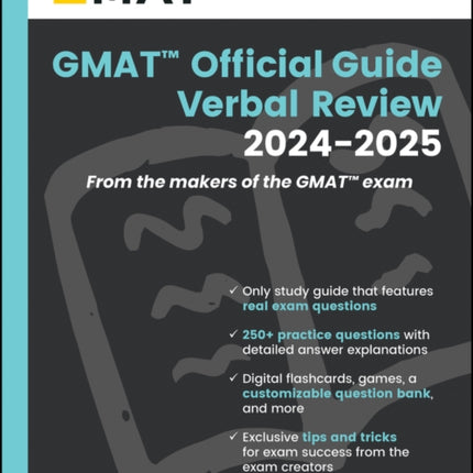 GMAT Official Guide Verbal Review 20242025 Book  Online Question Bank