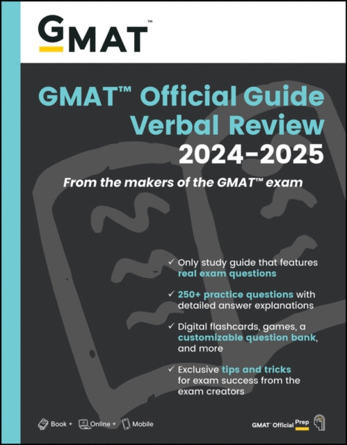 GMAT Official Guide Verbal Review 20242025 Book  Online Question Bank