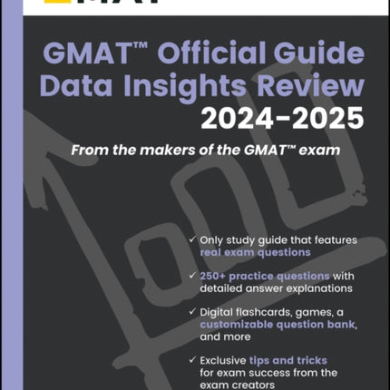 GMAT Official Guide Data Insights Review 20242025  Book  Online Question Bank