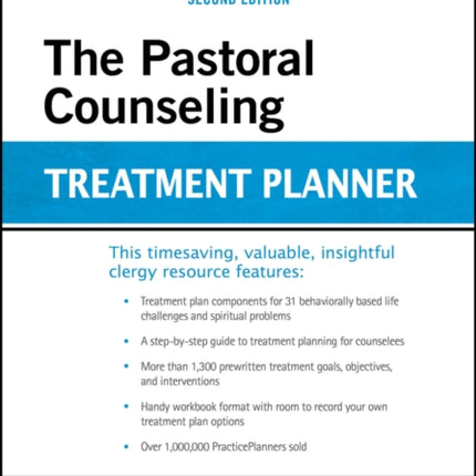 The Pastoral Counseling Treatment Planner