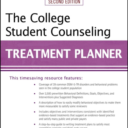 The College Student Counseling Treatment Planner