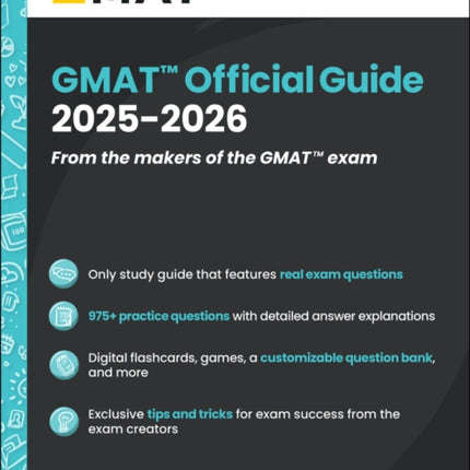 GMAT Official Guide 20252026 Book  Online Quest