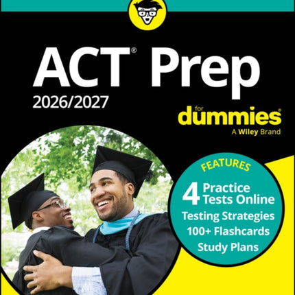 ACT Prep 20262027 For Dummies Book  4 Practice
