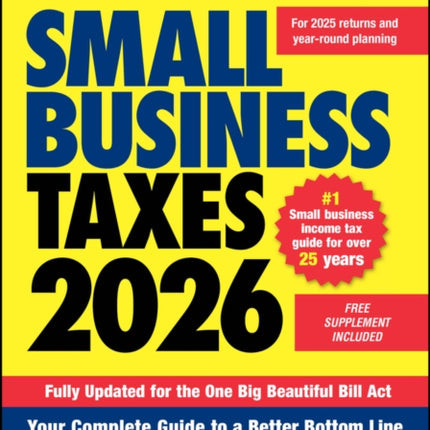 J.K. Lassers Small Business Taxes 2026 Your Comp lete Guide to a Better Bottom Line