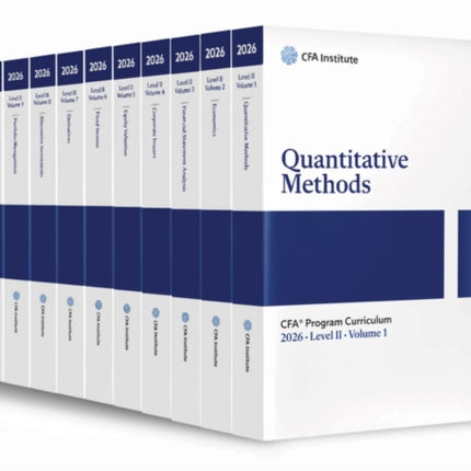 2026 CFA Program Curriculum Level II Box Set