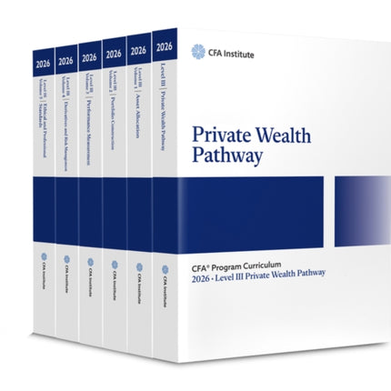 2026 CFA Curriculum Level 3 Pathway 3 Box Set Pri