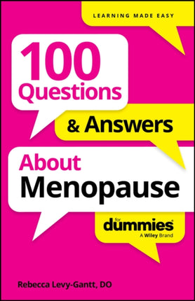 100 Questions  Answers About Menopause For Dummie s