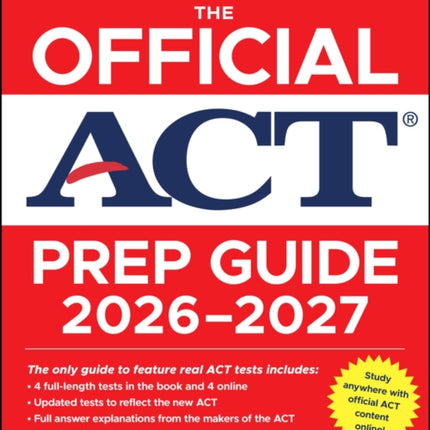 The Official ACT Prep Guide 20262027