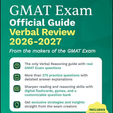 GMAT Official Guide Verbal Review 2026  2027