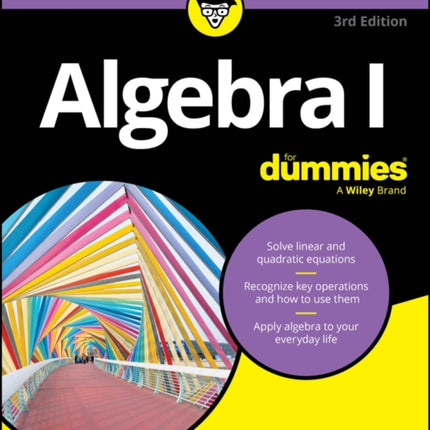 Algebra I For Dummies 3rd  Edition