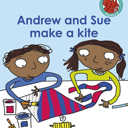 Andrew and Sue make a kite