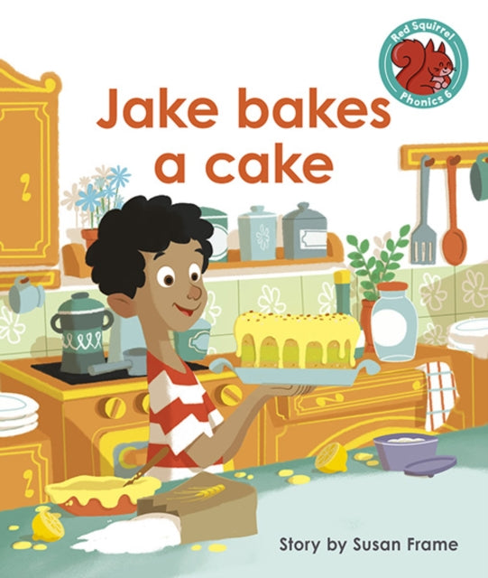 Jake bakes a cake