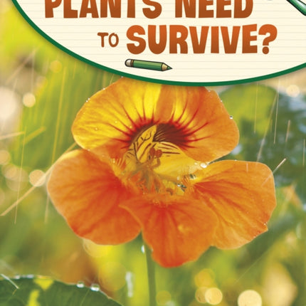 What Do Plants Need to Survive?